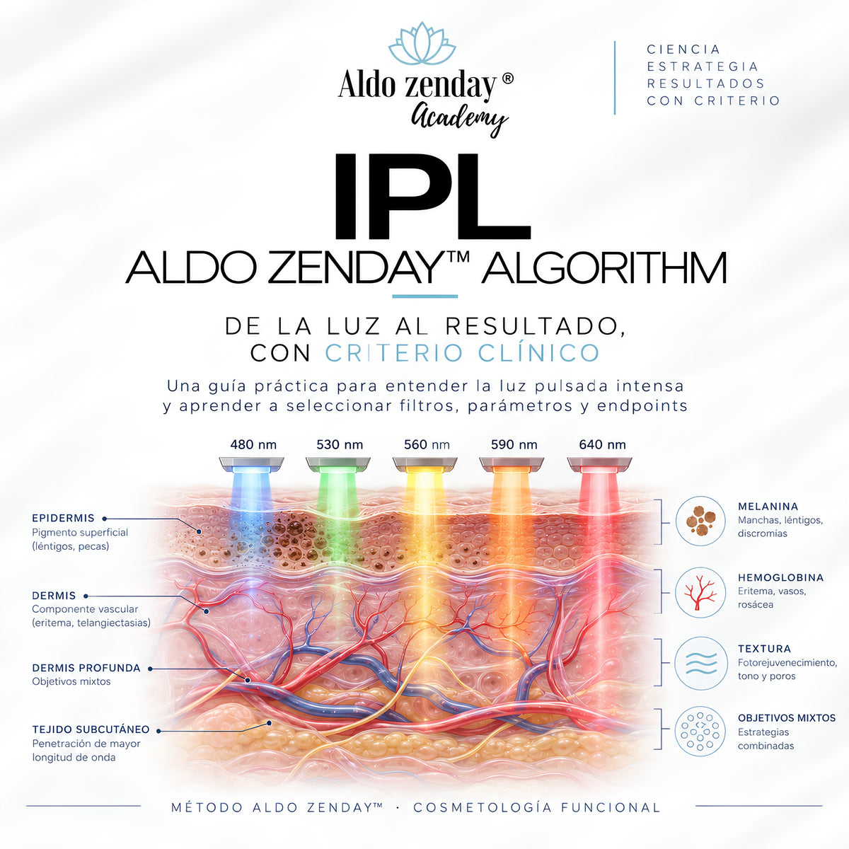 IPL SIN RECETAS™

Aprende a elegir filtros, parámetros y endpoints según la piel
