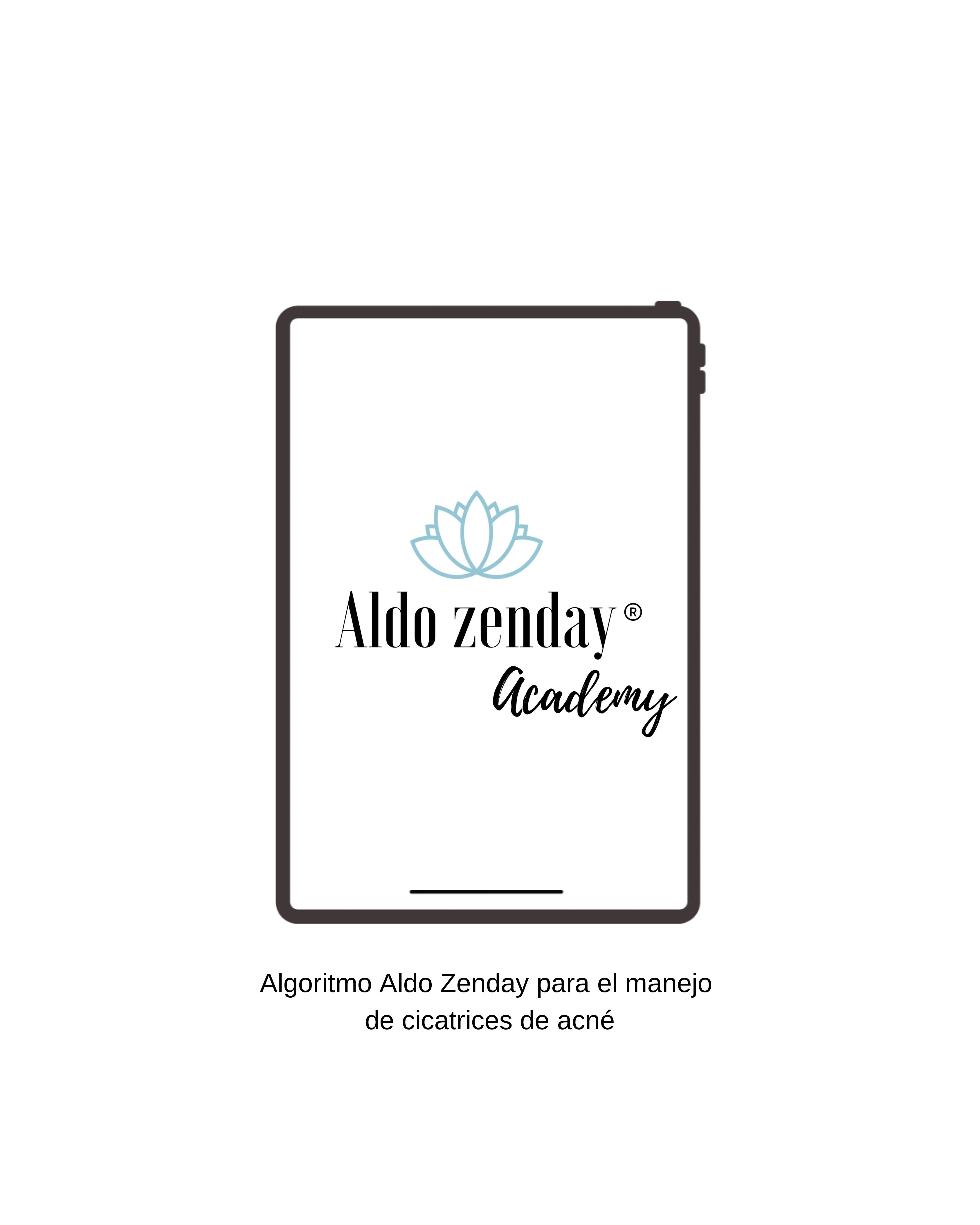 Algoritmo Aldo Zenday para el manejo 
de cicatrices de acné