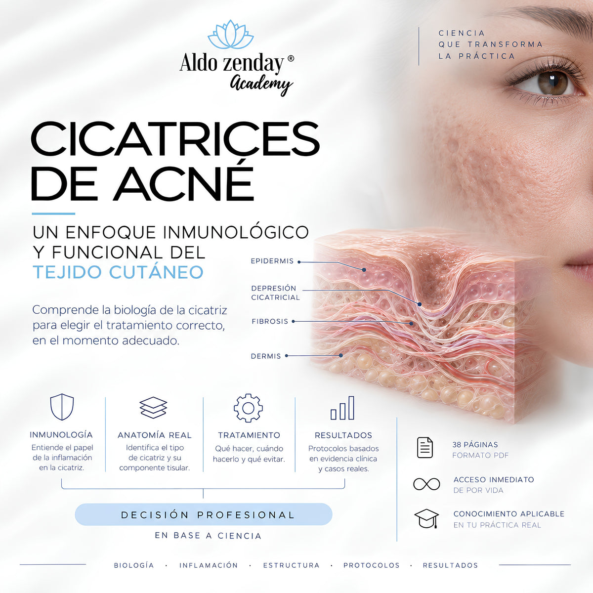 CICATRICES DE ACNÉ CON CRITERIO™

El algoritmo para saber cuándo tratar, cuándo preparar y cuándo esperar